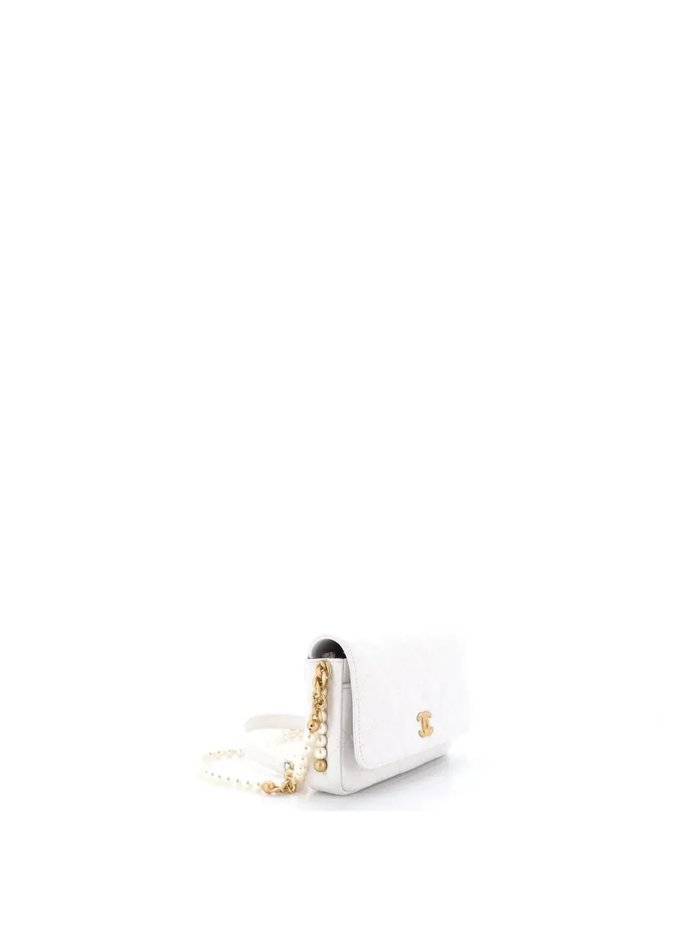 Chanel Cc Pearl Strap Chain Clutch #299241C42B
